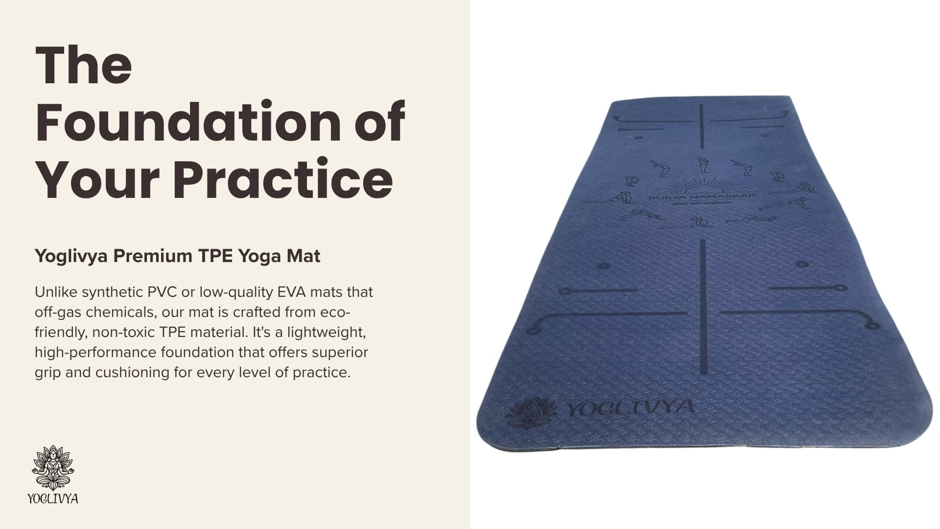 Yoga Mat TPE detailed view 1